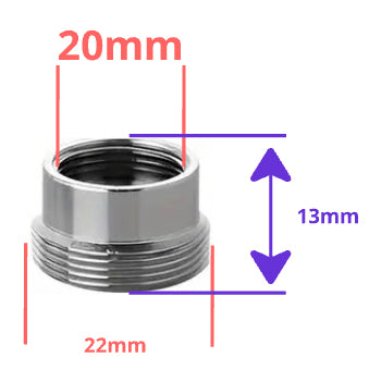 Adapter: Outside 22 - Inside 20 - Height 13 (China)